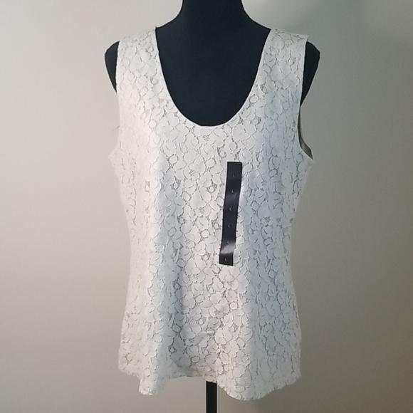 Banana Republic Factory Tops - New Banana Republic Factory Lace Tank Size Large
